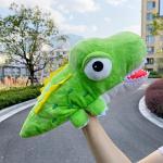 新款毛絨玩具張嘴大號鯊魚鱷魚恐龍手偶