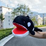 新款毛絨玩具張嘴大號鯊魚鱷魚恐龍手偶